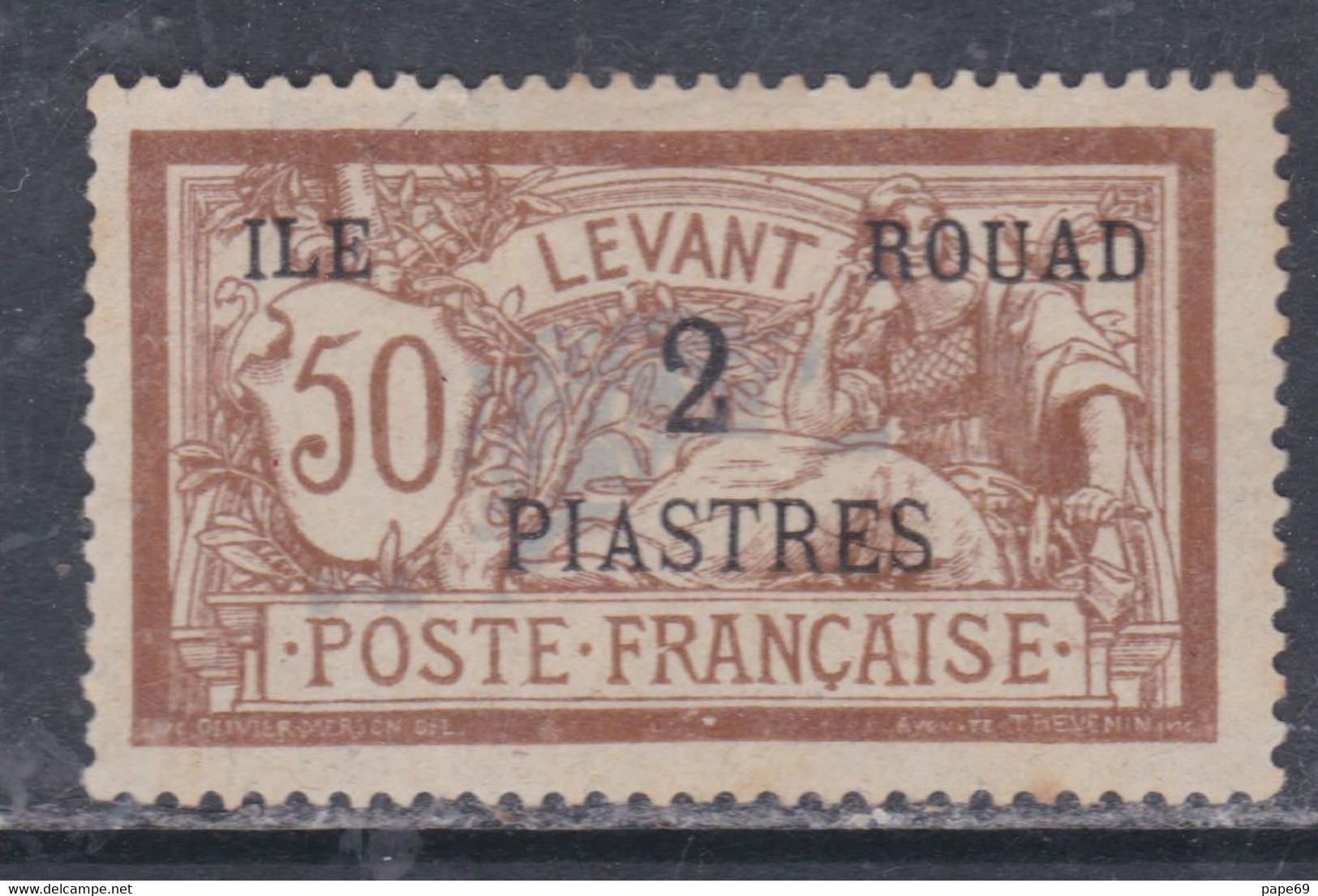 Rouad N° 14 (.)  Type Merson : 2pi Sur 50 C. Neuf Sans Gomme, Sinon TB - Unused Stamps