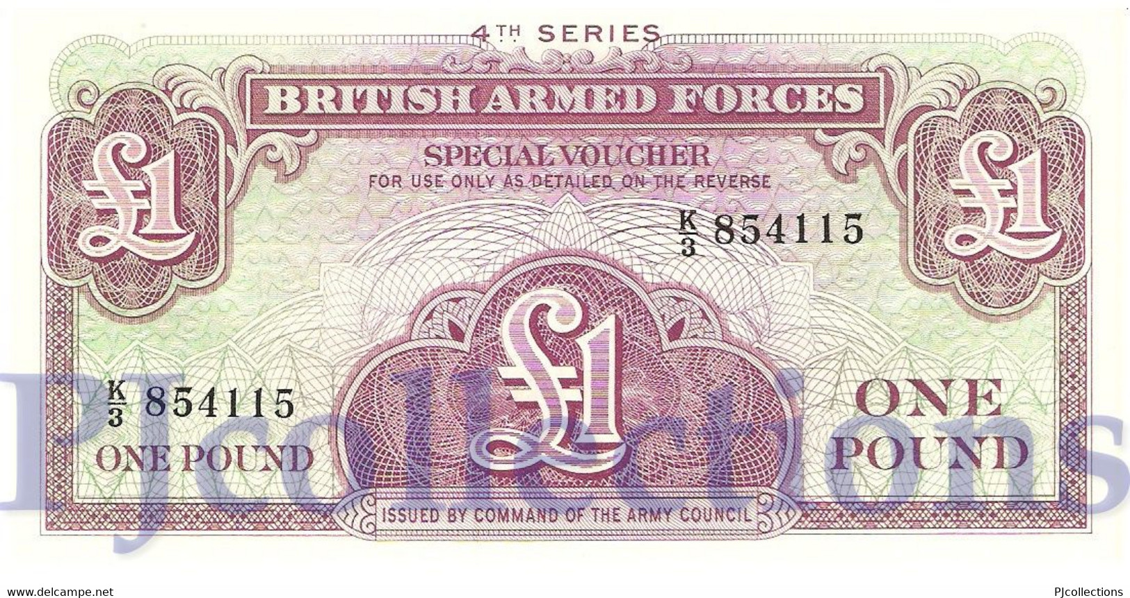 GREAT BRITAIN 1 POUND ND PICK M36a UNC - 10 Shillings