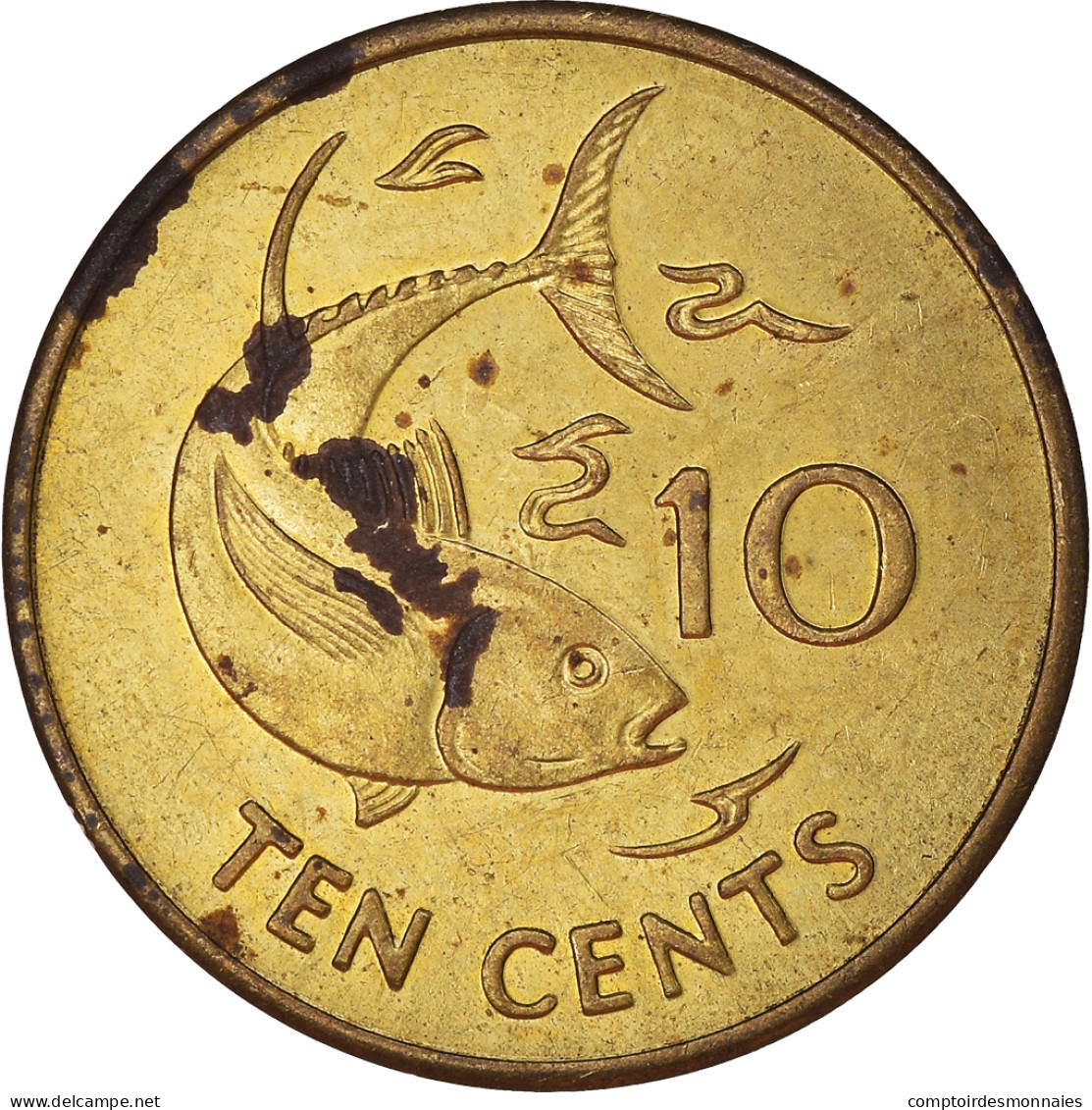 Monnaie, Seychelles, 10 Cents, 1997 - Seychelles
