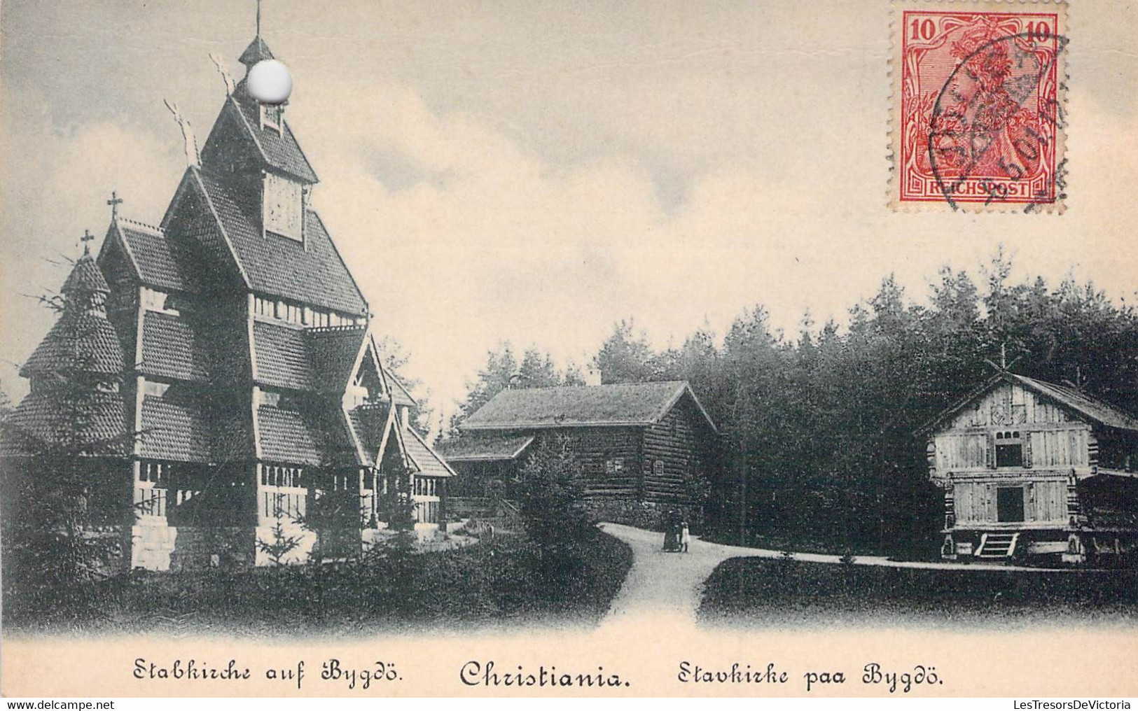 CPA - NORVEGE - Etabkirche Auf èBygdö - Christiana - Etavkirke Paa Bygdö - Norway