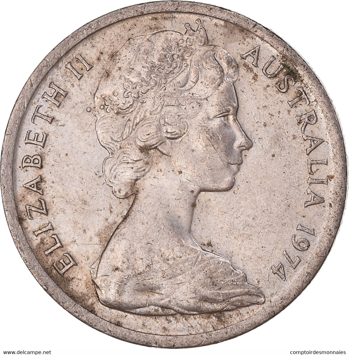 Monnaie, Australie, 5 Cents, 1974 - 5 Cents