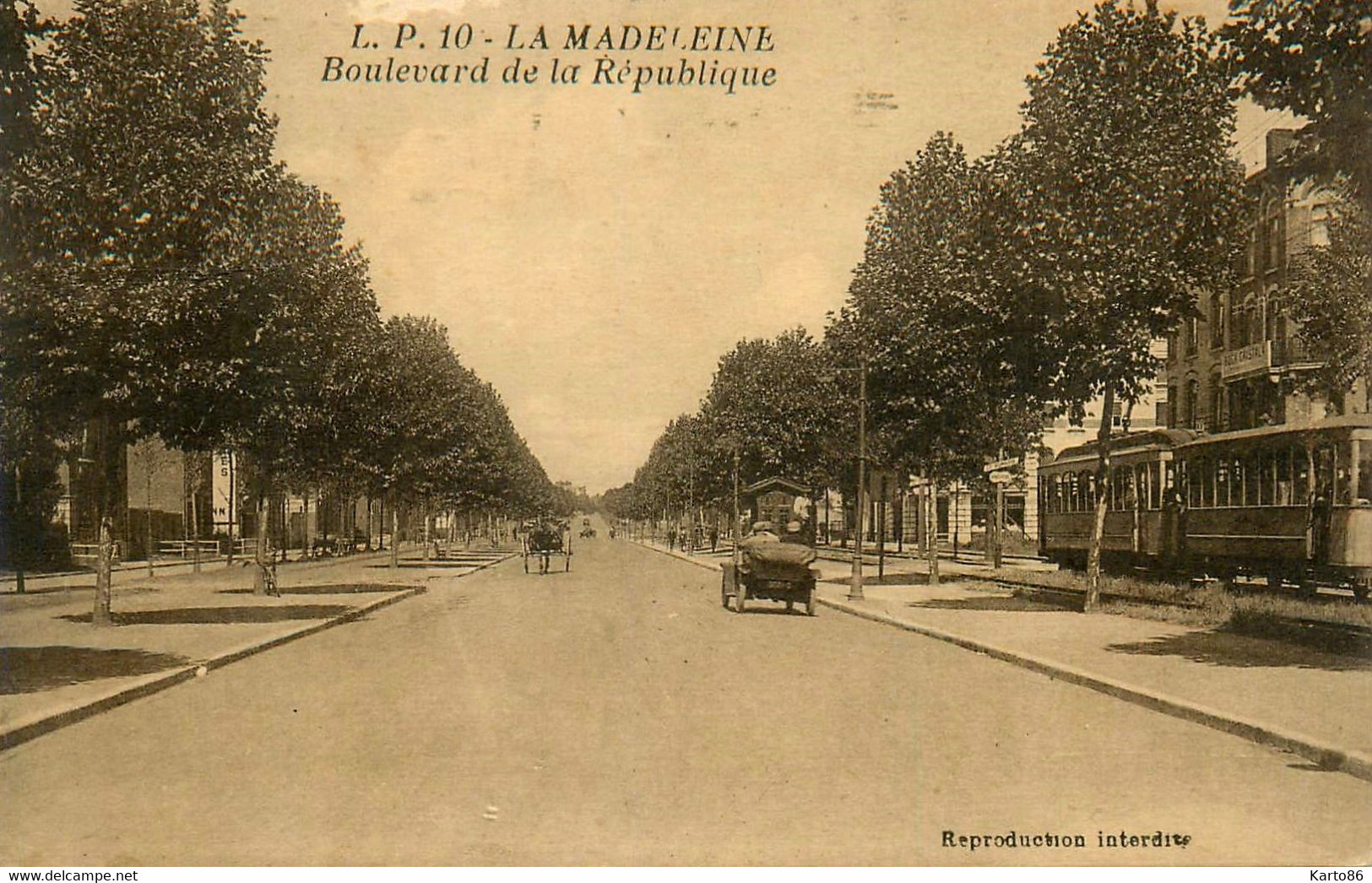 La Madeleine * Tramway * Boulevard De La République - La Madeleine