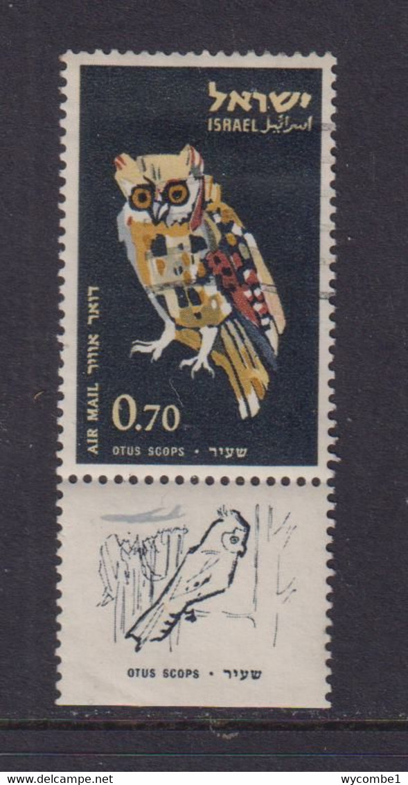 ISRAEL - 1963 Air Birds 70a Used As Scan - Used Stamps (with Tabs)