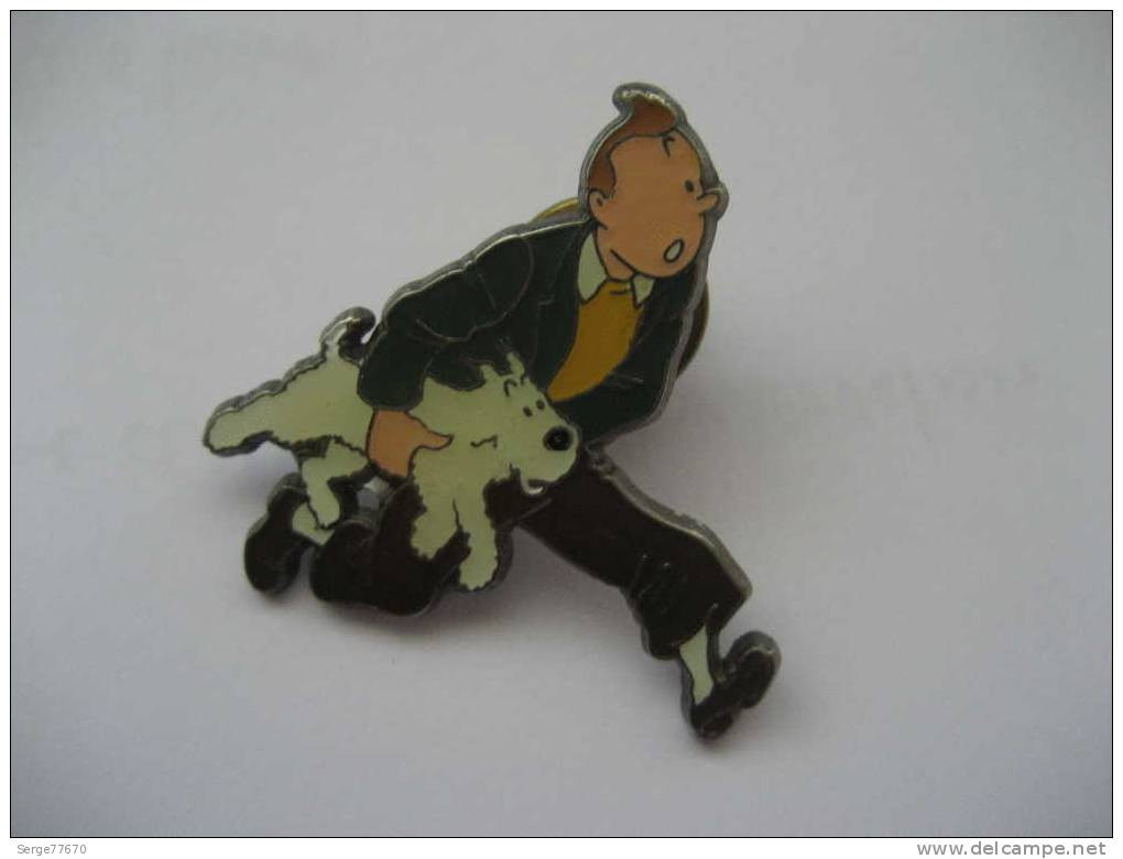 TINTIN KUIFJE HERGE Pin Epinglette Corner Coinderoux Haddock Milou Tournesol Lombard Pins - Pin's