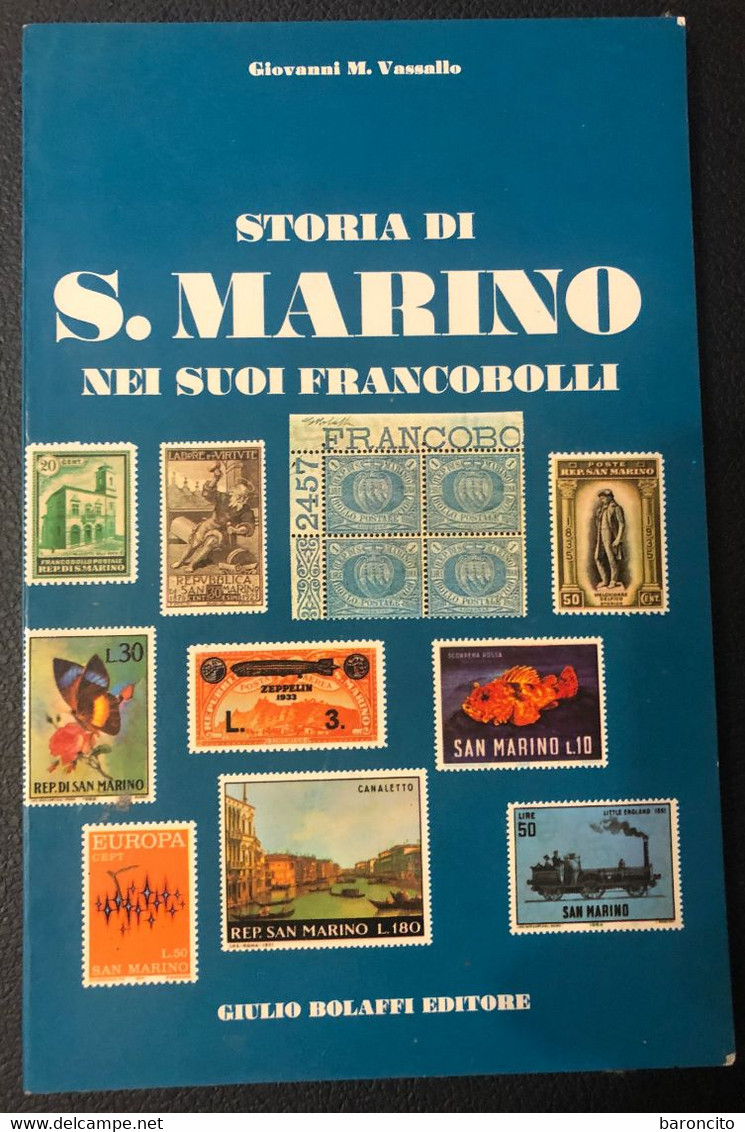 LIBRO STORIA DI SAN MARINO NEI SUOI FRANCOBOLLI - Postadministraties