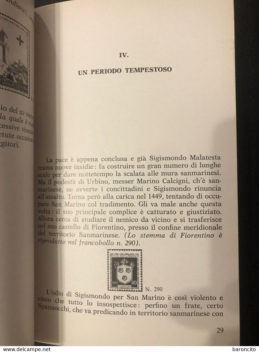 LIBRO STORIA DI SAN MARINO NEI SUOI FRANCOBOLLI - Amministrazioni Postali