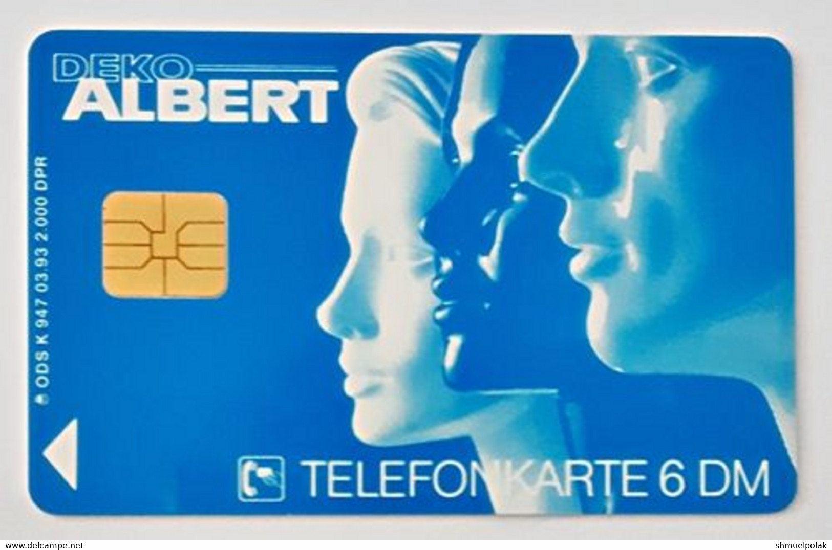 GERMANY Phone Card Telefonkarte Deutsche Telkom 1993 6DM 2000 Units Have Been Issued - Other & Unclassified