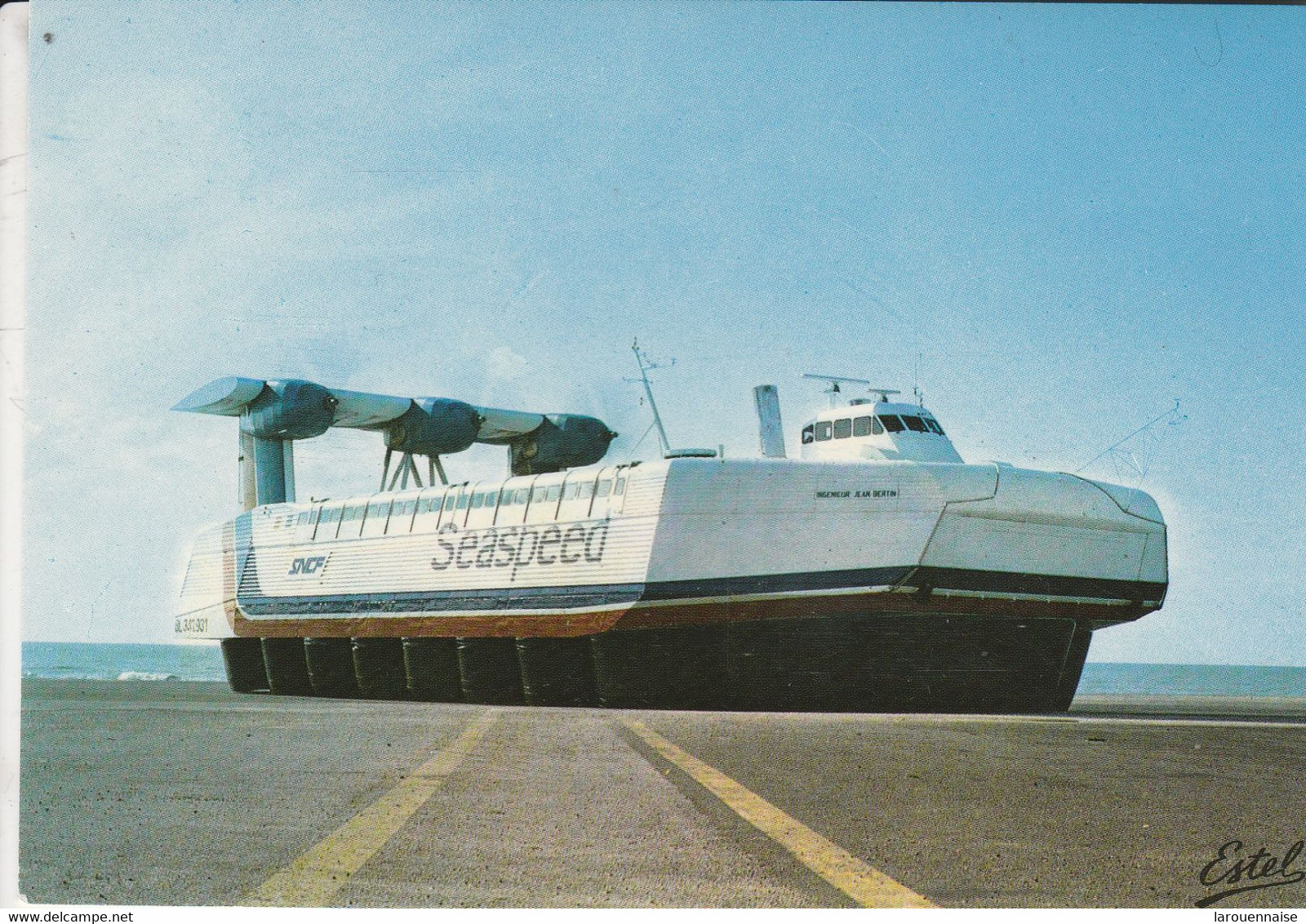 L' Aéroglisseur N 500 "Ingénieur Jean Bertin" (S.E.D.A.M.) De La Compagnie Seaspeed.... - Hovercrafts