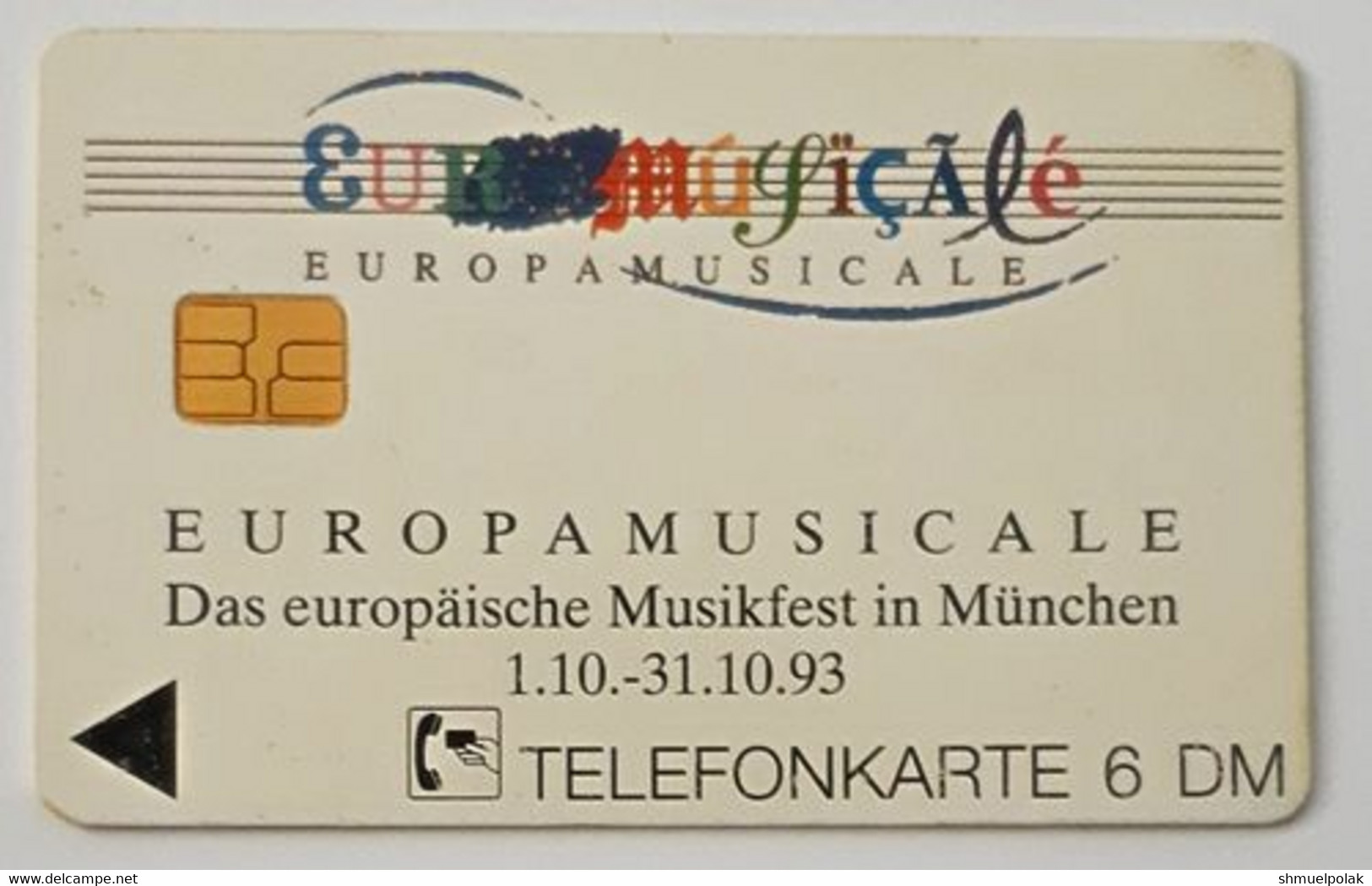 GERMANY Phone Card Telefonkarte Deutsche Telkom 1993 6DM 5000 Units Have Been Issued - Andere & Zonder Classificatie