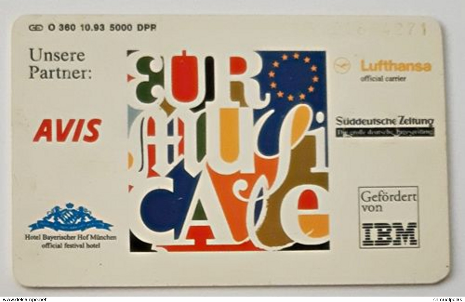 GERMANY Phone Card Telefonkarte Deutsche Telkom 1993 6DM 5000 Units Have Been Issued - Altri & Non Classificati