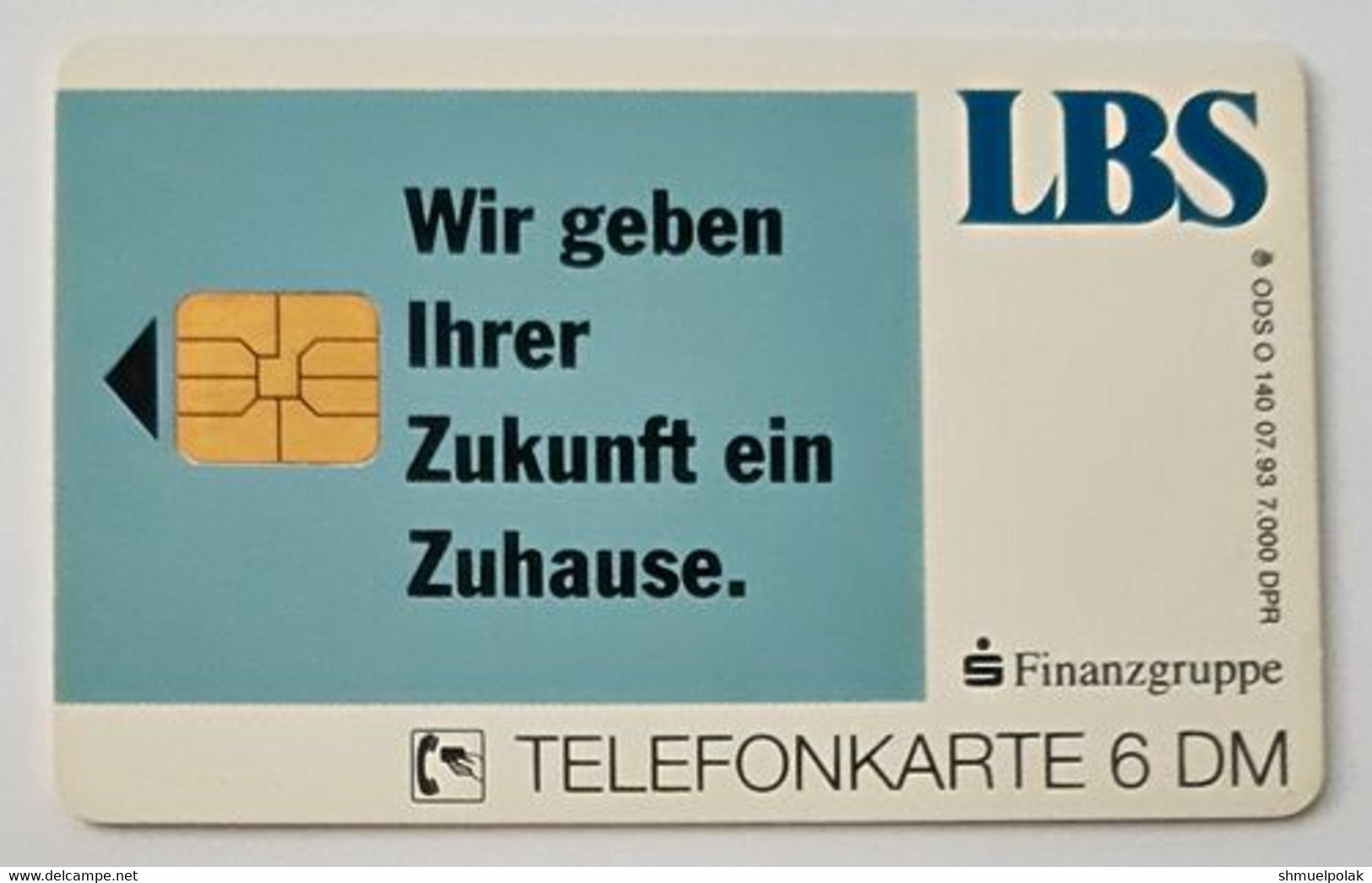 GERMANY Phone Card Telefonkarte Deutsche Telkom 1993 6DM 7000 Units Have Been Issued - Other & Unclassified