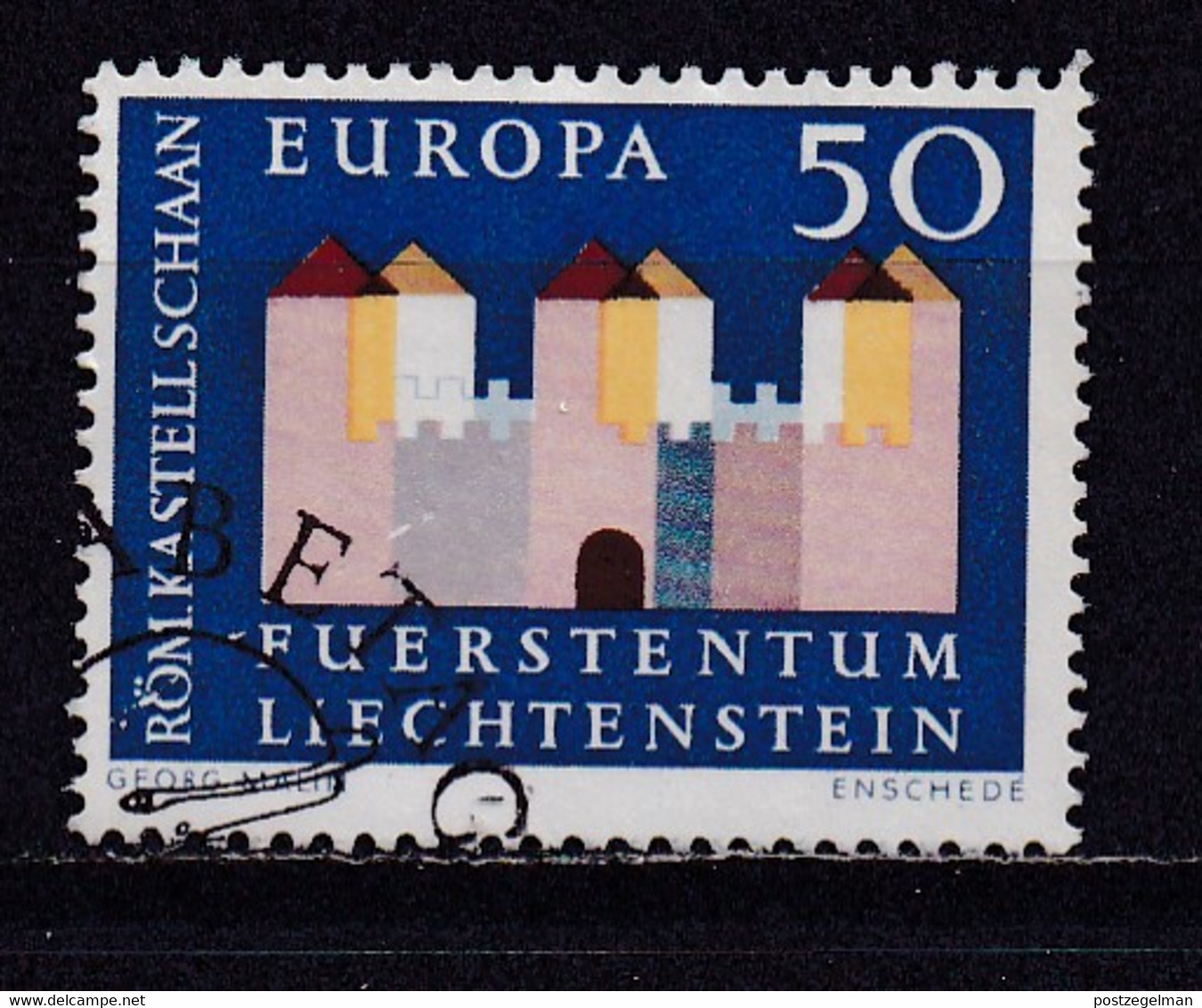 LIECHTENSTEIN, 1964, MNH Stamp(s) , Europe CEPT, Michel Nr(s). 444, Scannr. M22460 - Gebruikt
