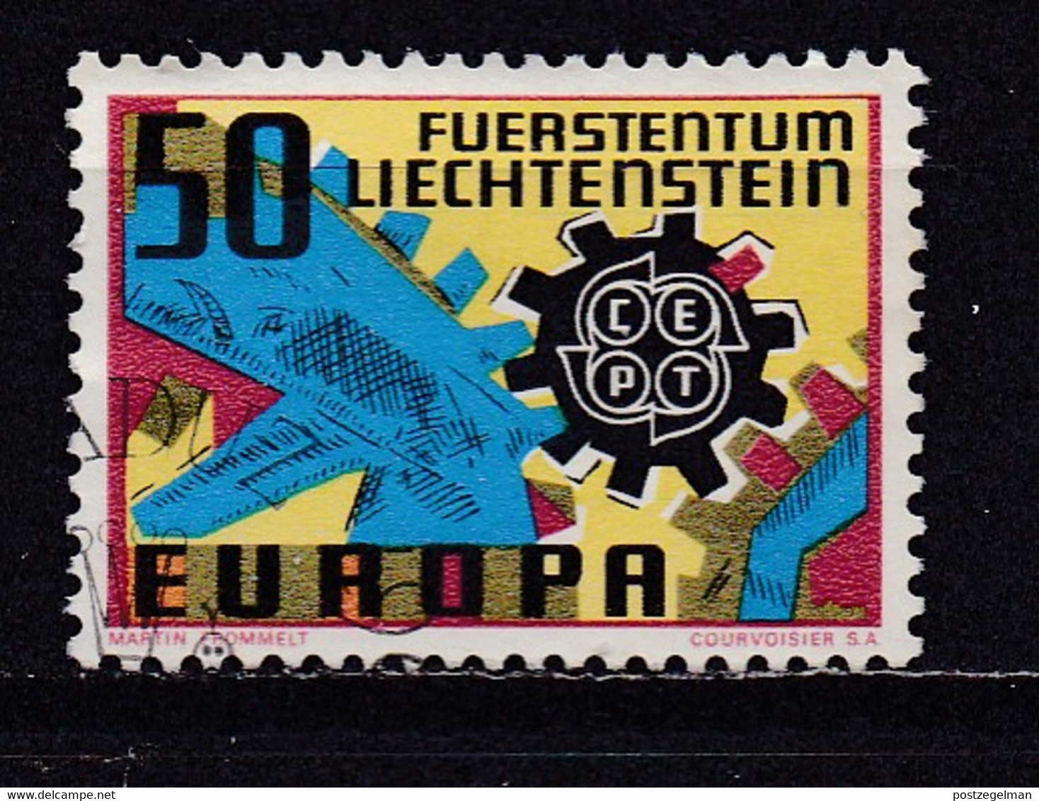 LIECHTENSTEIN, 1967, Used Stamp(s) , Europe CEPT, Michel Nr(s). 474, Scannr. U22352 - Gebraucht