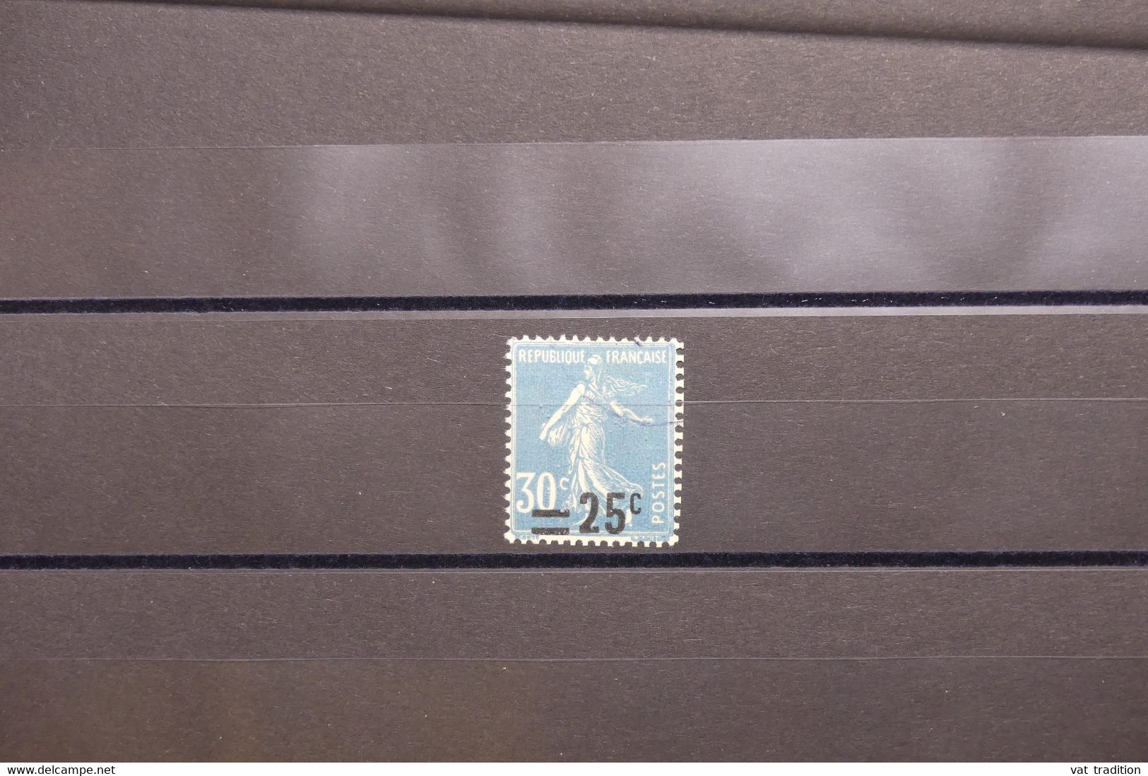 FRANCE - Semeuse Surchargé N° 217 Variété De Surcharge Déplacée - Oblitéré - L 128318 - Used Stamps