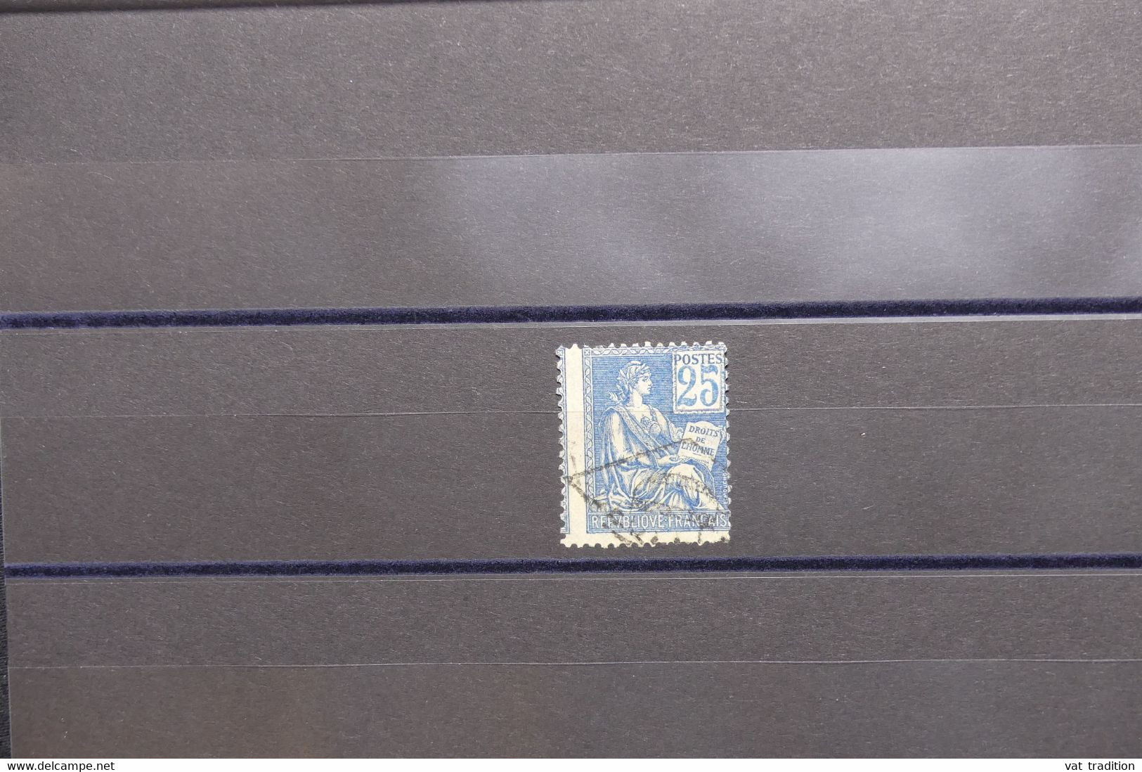 FRANCE - Type Mouchon 25ct Avec Variété De Piquage - Oblitéré  - L 128337 - Used Stamps