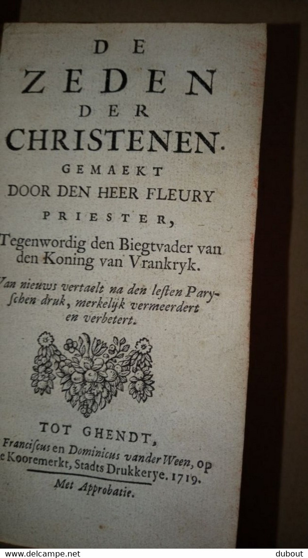 Gent - Zeden der Christenen - 1719 - Auteur Priester Fleury (W142)