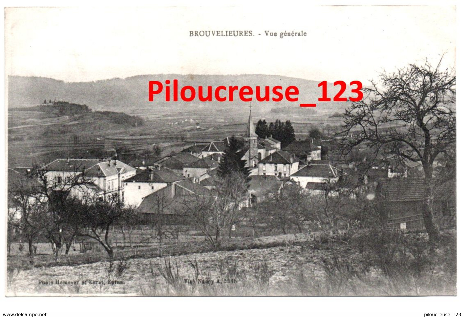 88 Vosges - BROUVELIEURES - " Vue Générale " - Brouvelieures