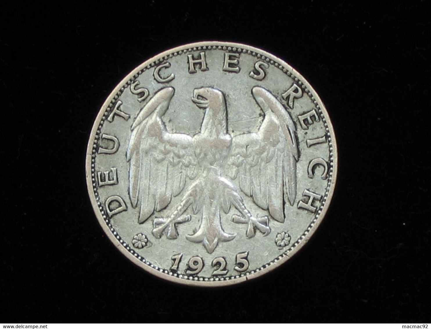 Allemagne - 1 Reichs Mark 1925 G - Deutsches Reich **** EN ACHAT IMMEDIAT **** - 1 Reichsmark