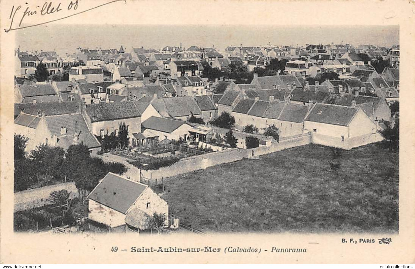 Saint Aubin Sur Mer            14        Panorama       N° 49            (voir Scan) - Saint Aubin