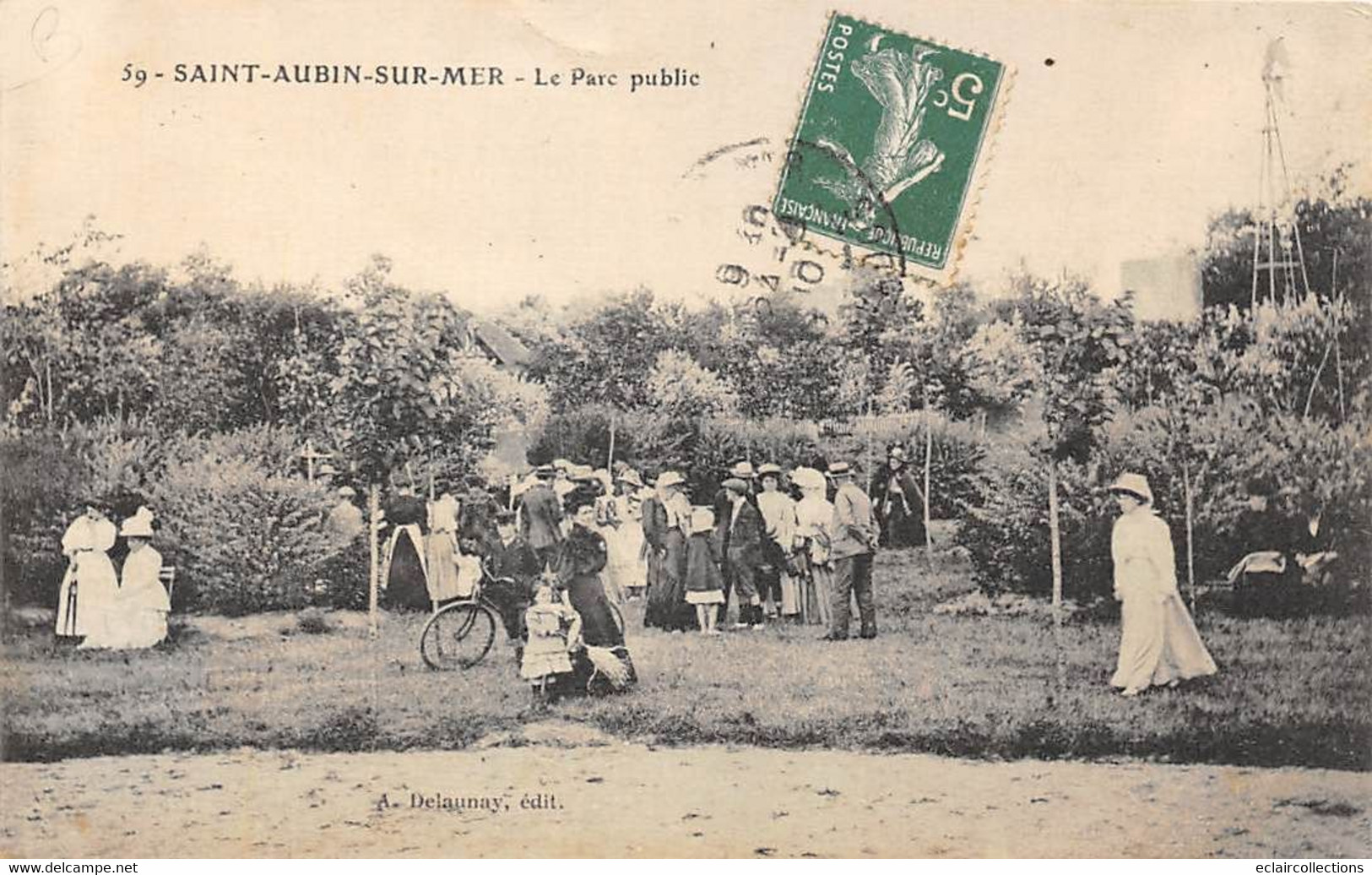 Saint Aubin Sur Mer            14        Le Parc Public               (voir Scan) - Saint Aubin