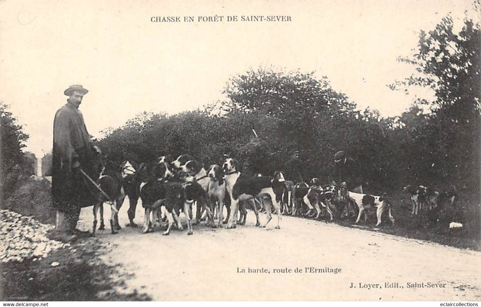 Saint Sever Calvados          14          Chasse à Courre  La Harde Route De L'Ermitage          (voir Scan) - Autres & Non Classés