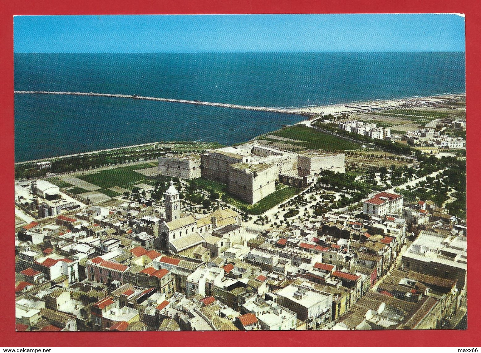 CARTOLINA NV ITALIA - BARLETTA (BA) - Panorama Dall'aereo - 10 X 15 - Barletta