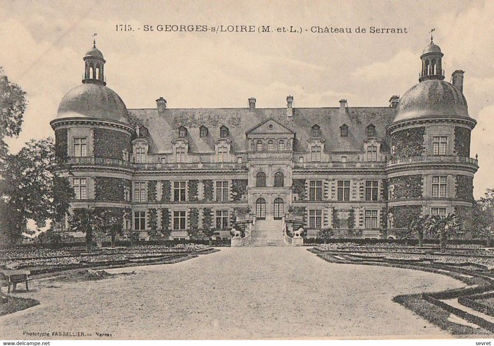 St-GEORGES-sur-LOIRE. -  Château De Serrant. Cliché Pas Courant - Saint Georges Sur Loire