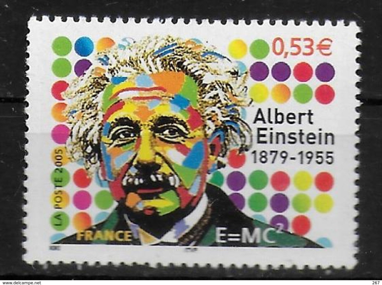 FRANCE   N° 3779  * *  Einstein Nobel Physique - Albert Einstein