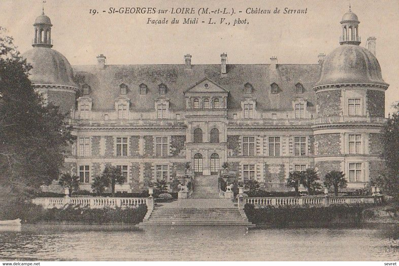 St-GEORGES-sur-LOIRE. -  Château De Serrant. Façade Du  Midi - Saint Georges Sur Loire