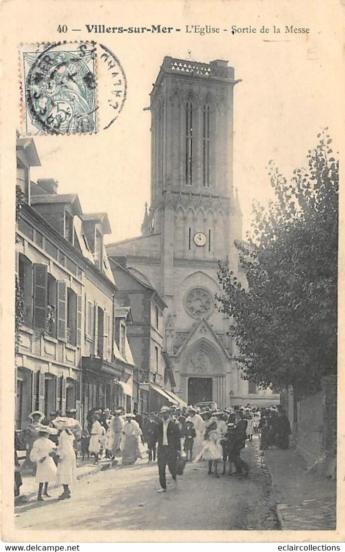 Villers Sur Mer      14         Sortie De Messe      (voir Scan) - Sonstige & Ohne Zuordnung