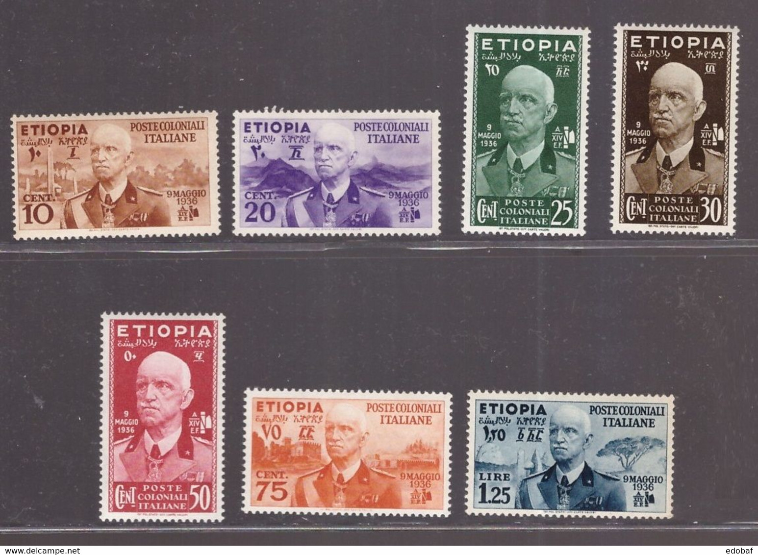Etiopia, Serie Del 1936 Nuova **     -EL58 - Etiopia