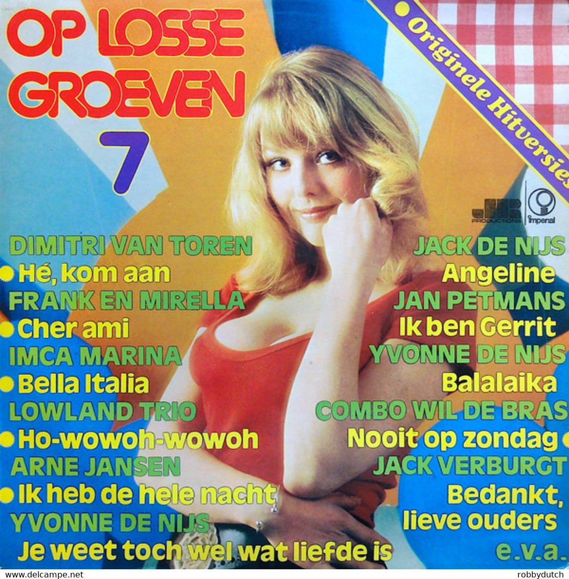 * LP *  OP LOSSE GROEVEN 7 - DIVERSE ARTIESTEN (Holland 1973 EX-!!) - Otros - Canción Neerlandesa