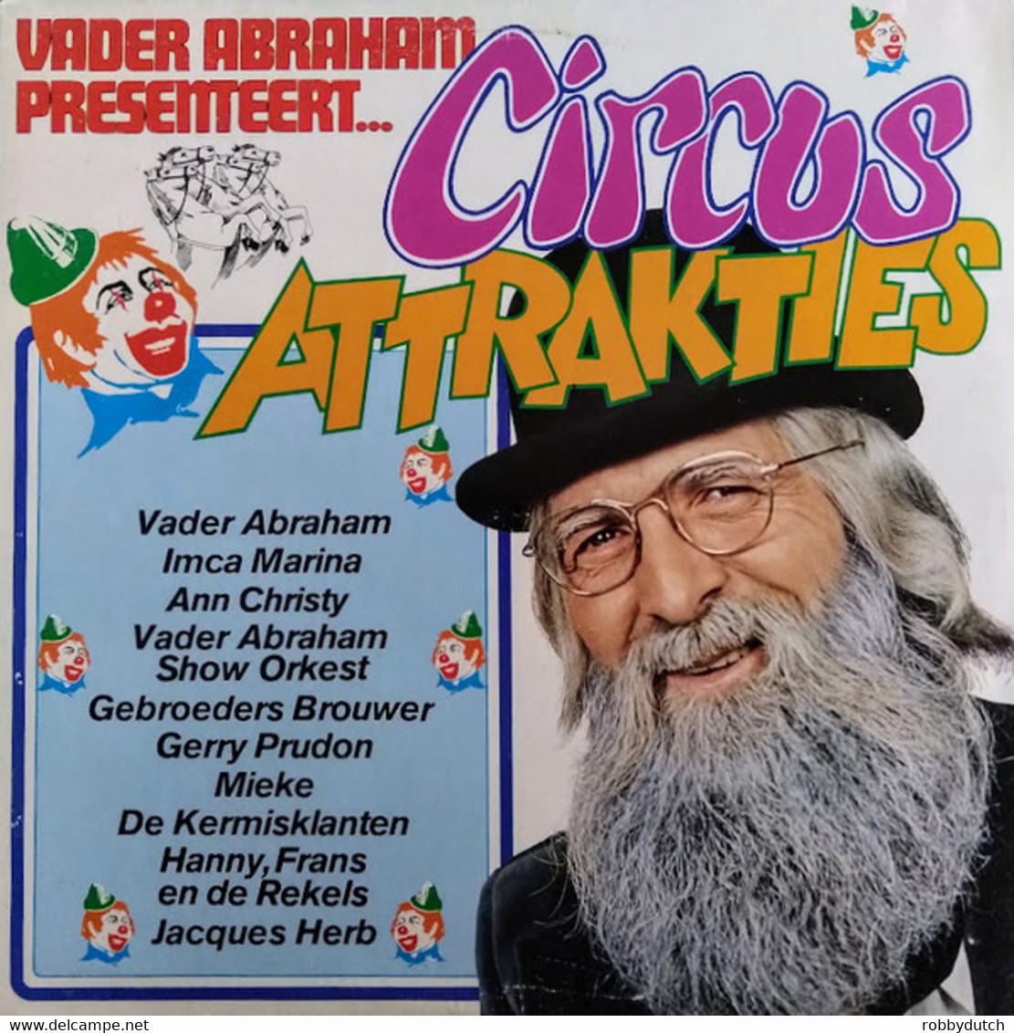 * LP *  Vader Abraham Presenteert...CIRCUSATTRAKTIES - DIVERSE ARTIESTEN (Holland 1975  EX!!) - Altri - Fiamminga