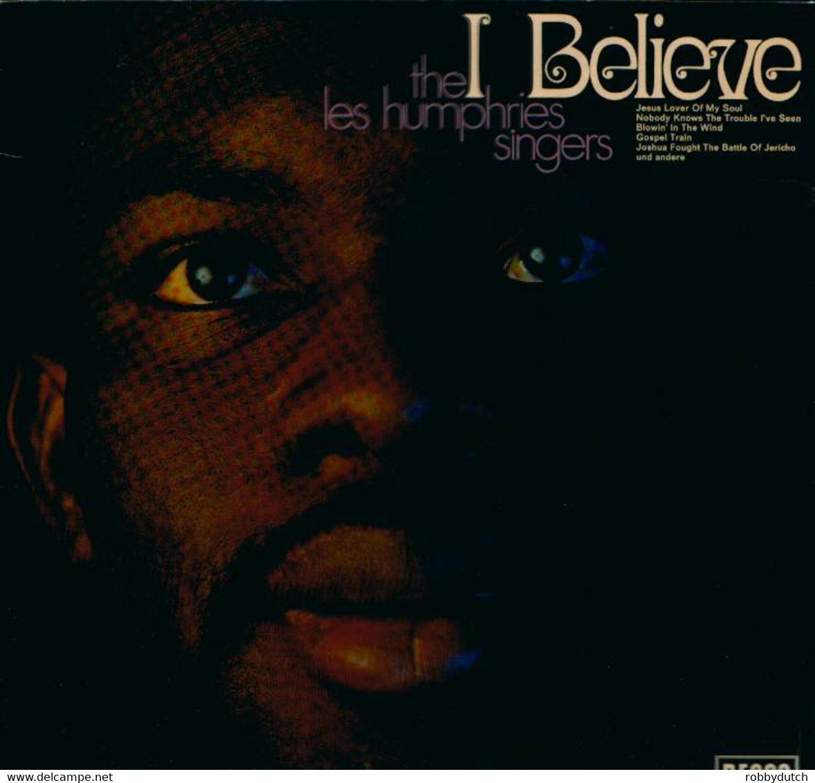 * LP *  LES HUMPHRIES SINGERS - I BELIEVE (Germany 1972) - Canciones Religiosas Y  Gospels