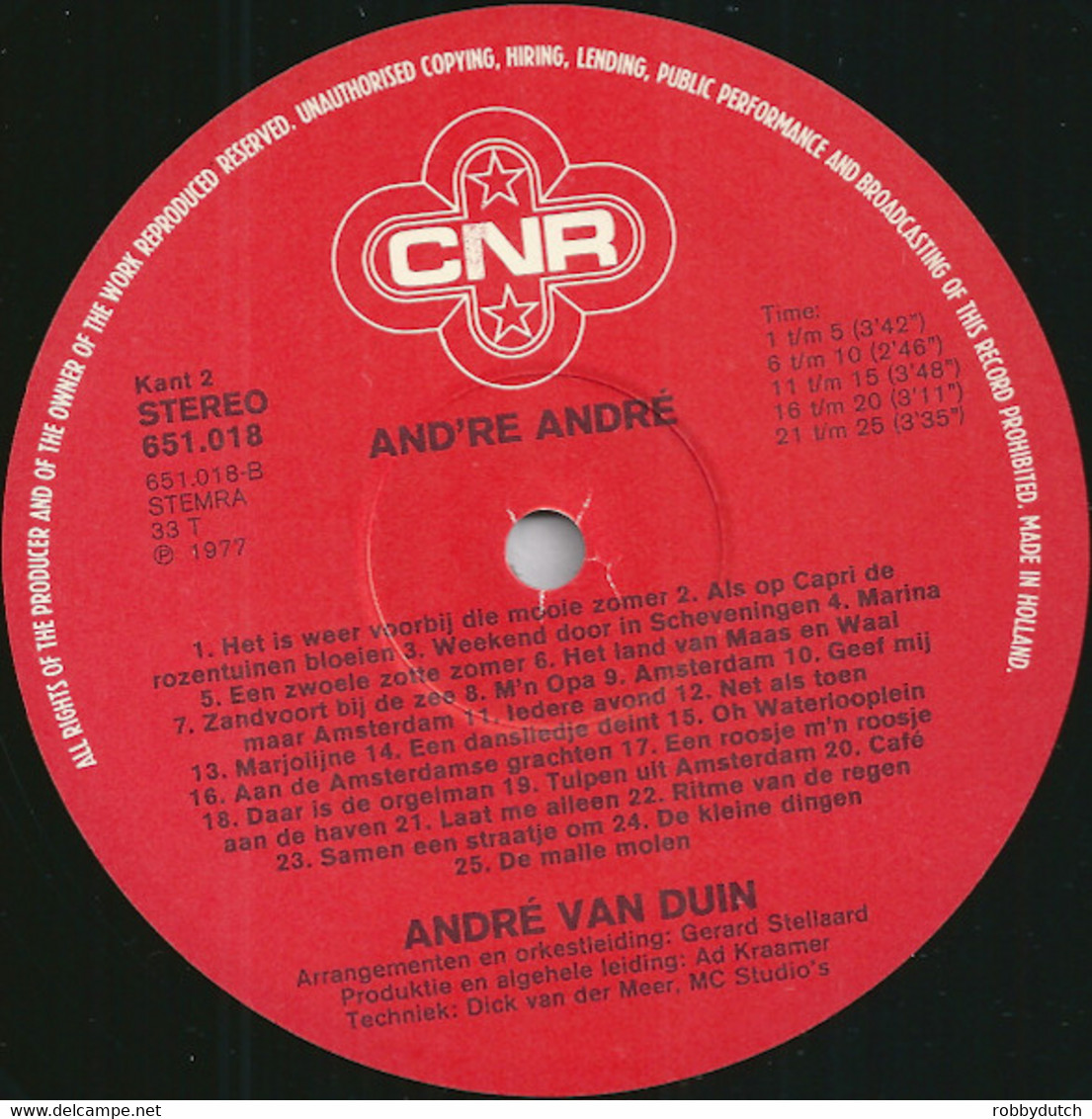 * LP *  ANDRÉ VAN DUIN - AND' RE ANDRÉ (50 ONVERGETELIJKE LIEDJES Dl.1) - Andere - Nederlandstalig