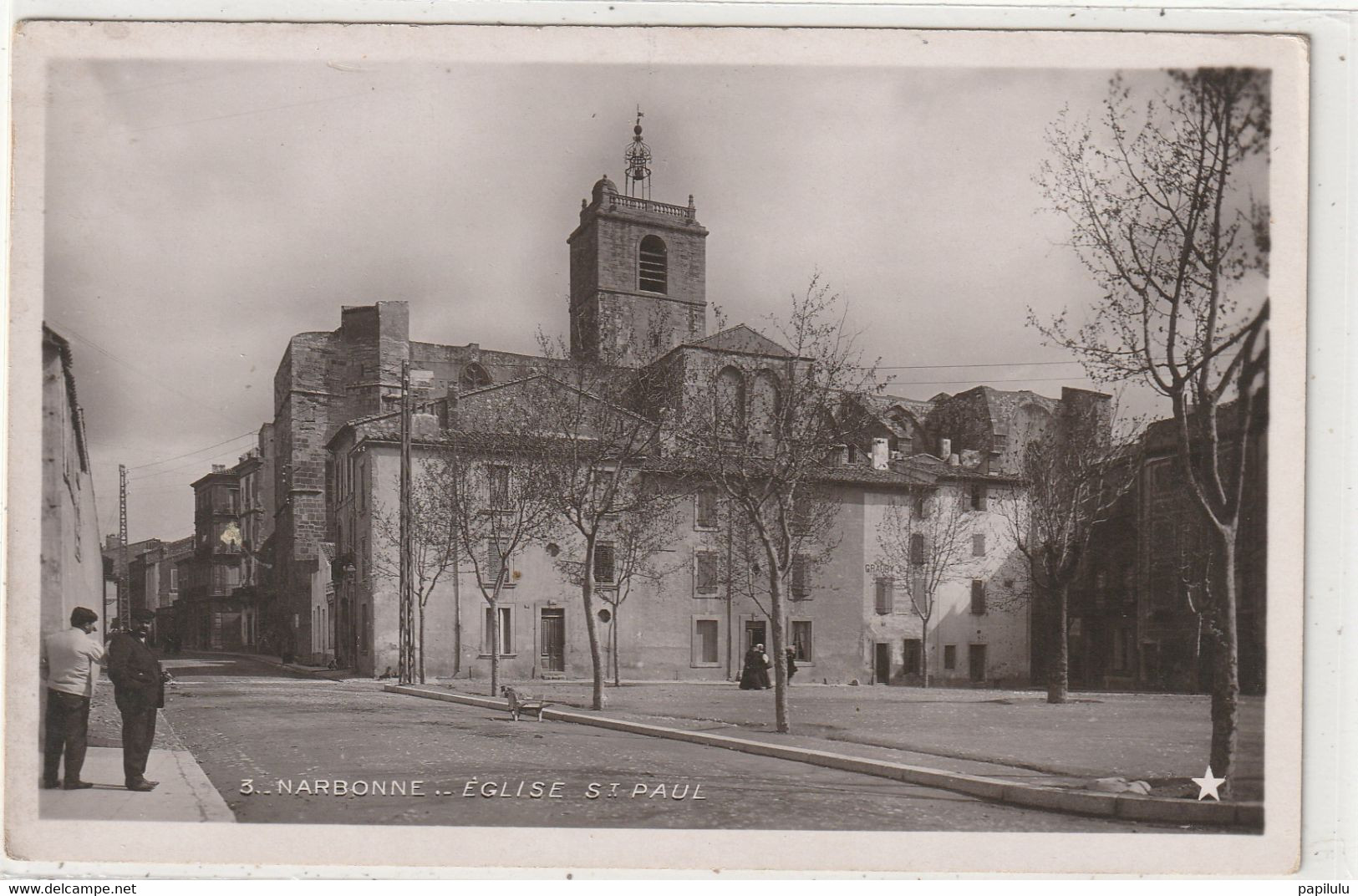 DEPT 11 : édit. Marque étoile N° 3 : Narbonne église Saint Paul - Narbonne