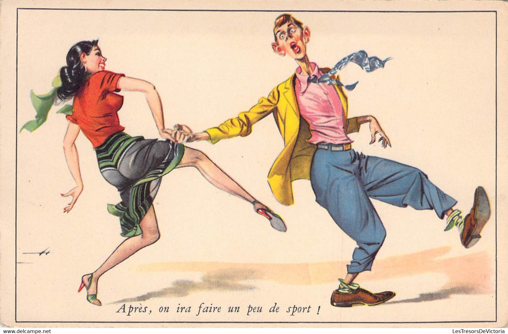 CPA - HUMOUR - Après On Ira Faire Un Peu De Sport - Illustration Comique - MD Paris - Humor