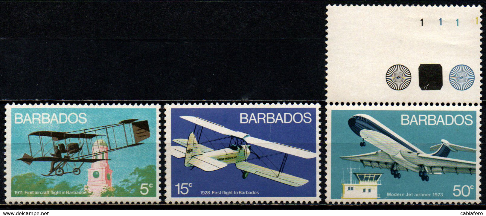 BARBADOS - 1973 - Aircraft - MNH - Barbados (1966-...)