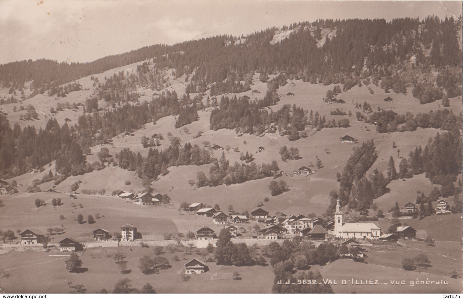 Suisse - Val-d'Illiez - Vue Générale - 1917 - Val-d'Illiez 