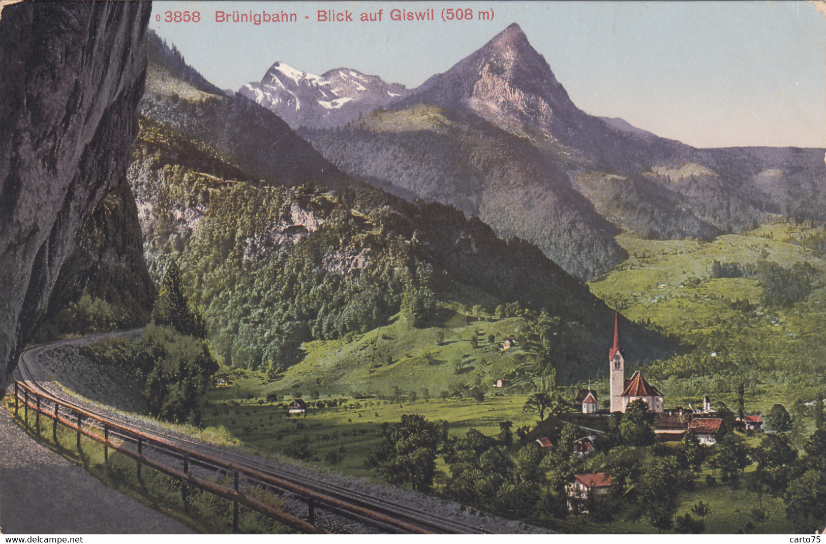 Suisse - Giswil - Vue Générale - Brunigbahn - Blick Auf Giswil - Giswil