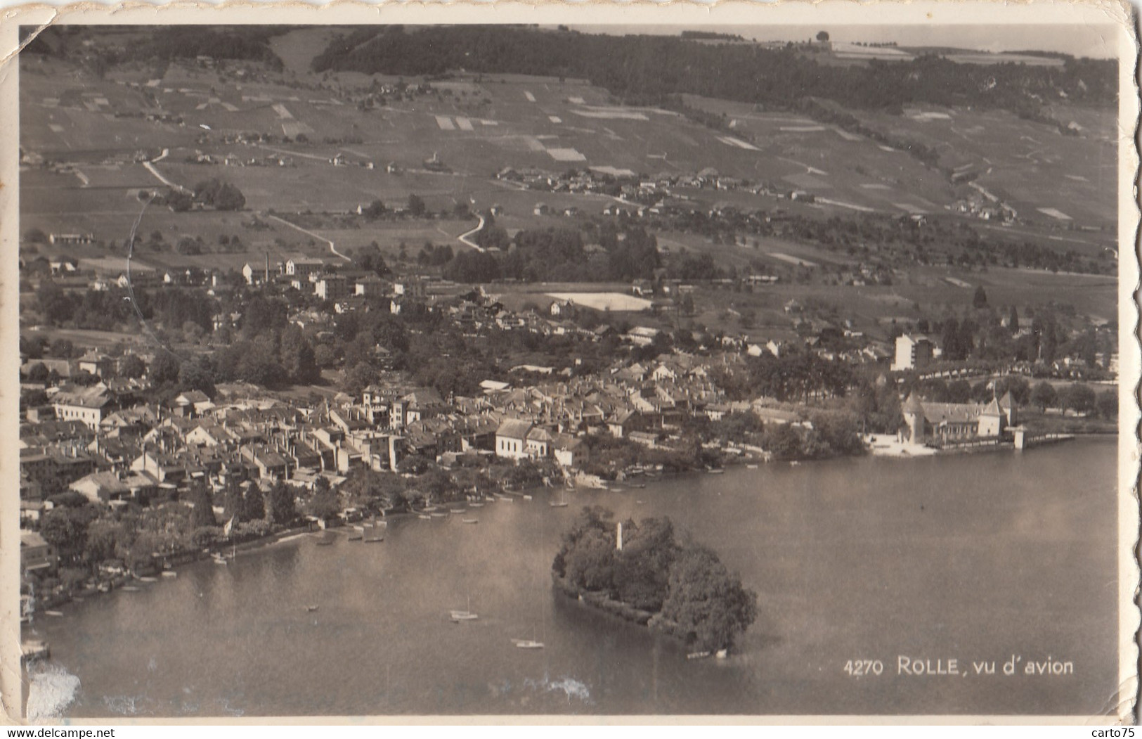 Suisse - Rolle - Vue D'avion - 1962 - Rolle