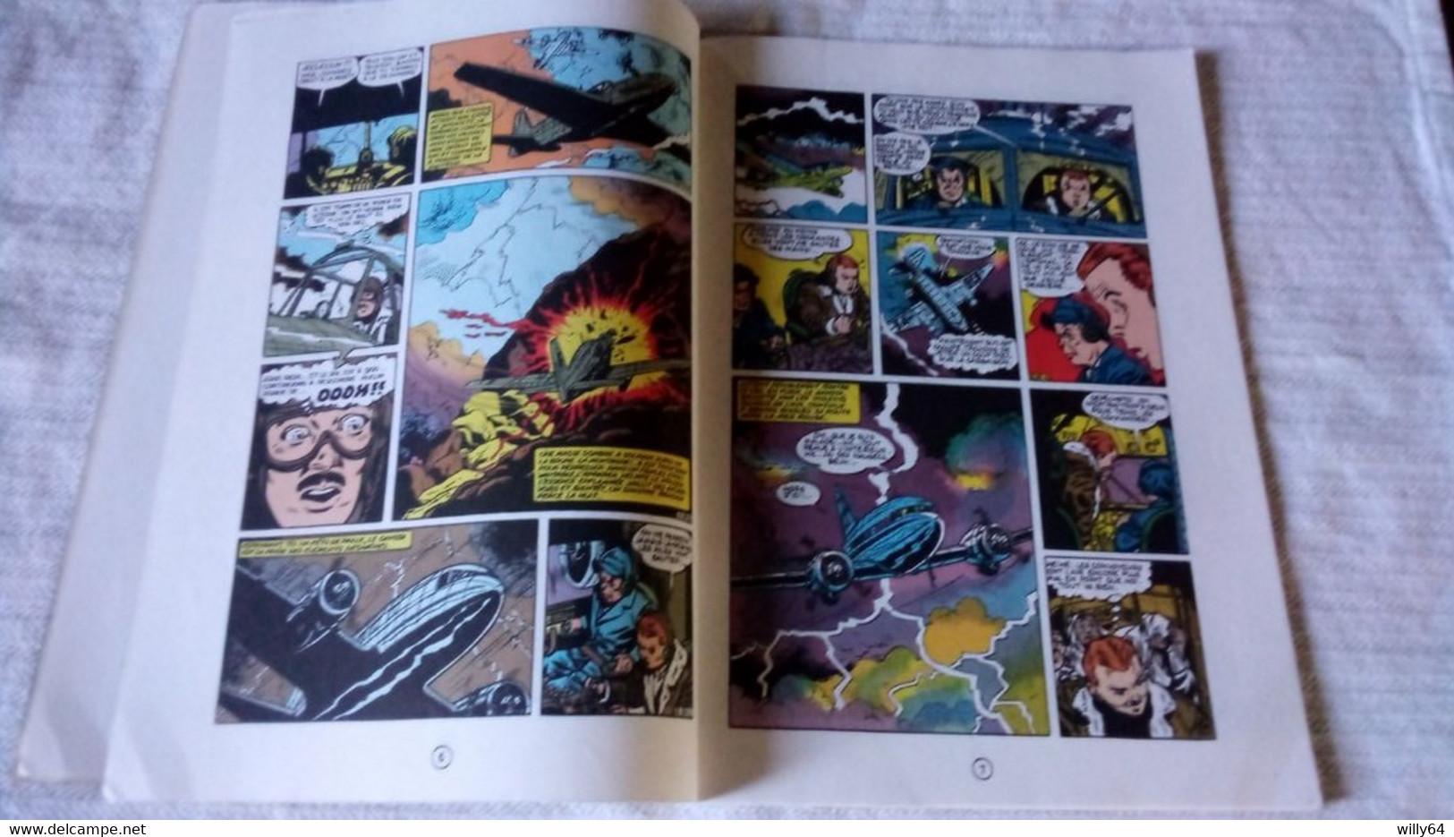 LES AVENTURES DE BUCK DANNY  N°8  " Les Pirates Du Désert "   1977  DUPUIS   BD SOUPLE  TBE - Buck Danny