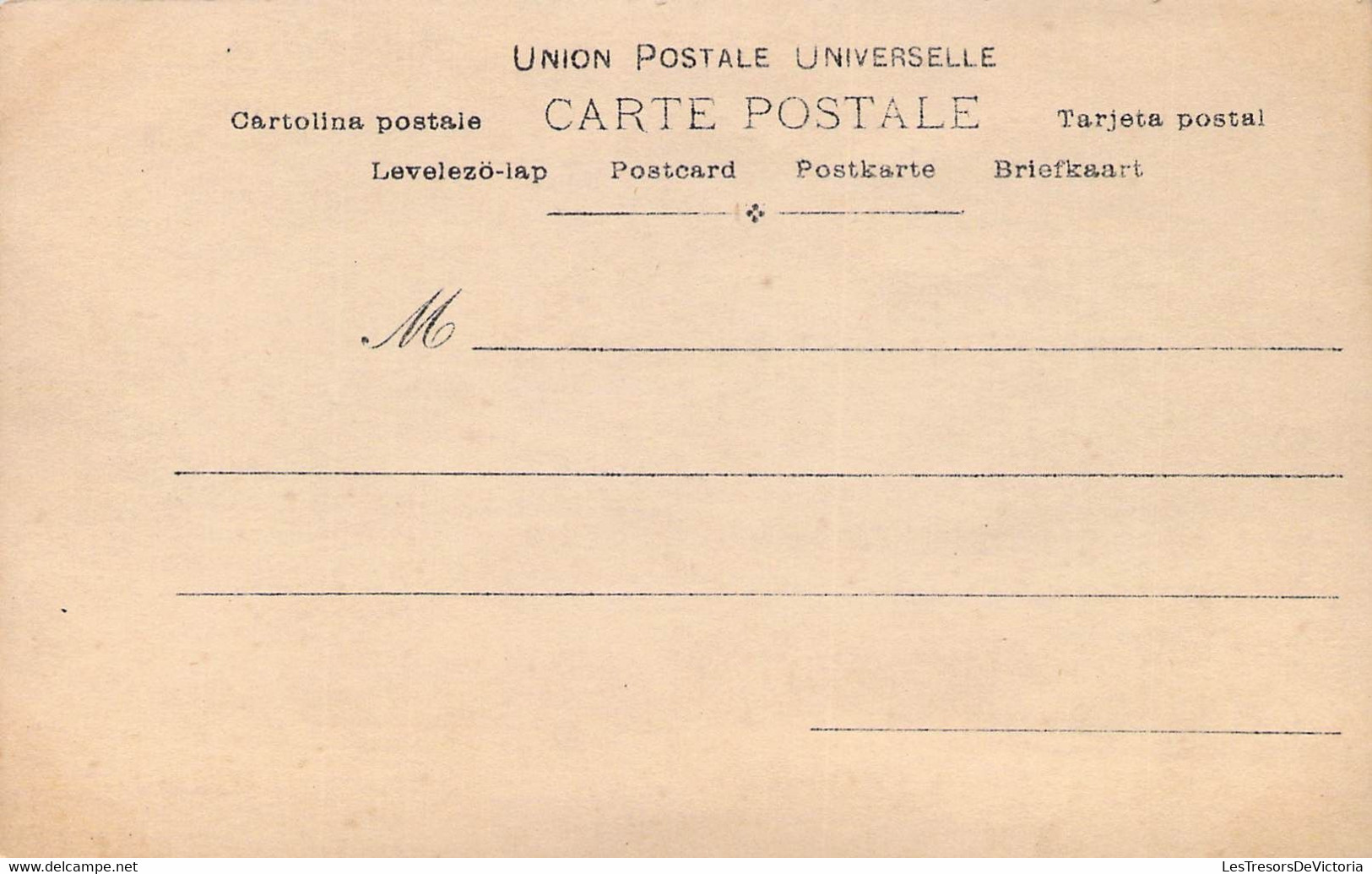 CPA - Fantaisie - Lettre B Représentée Par Une Femme Qui Tient Un Pot - Deux Enfants Et Un Chien - Dos Non Divisé - Women