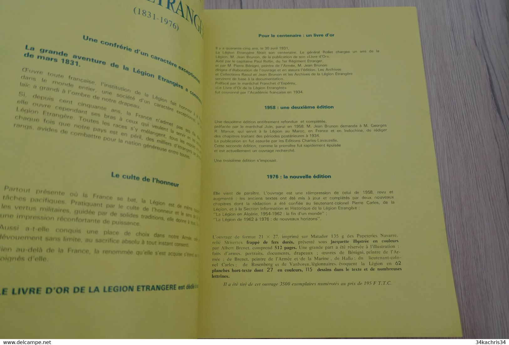 Bulletin Vierge De Commande Du Livre D'or De La Légion Etrangère - Documenten