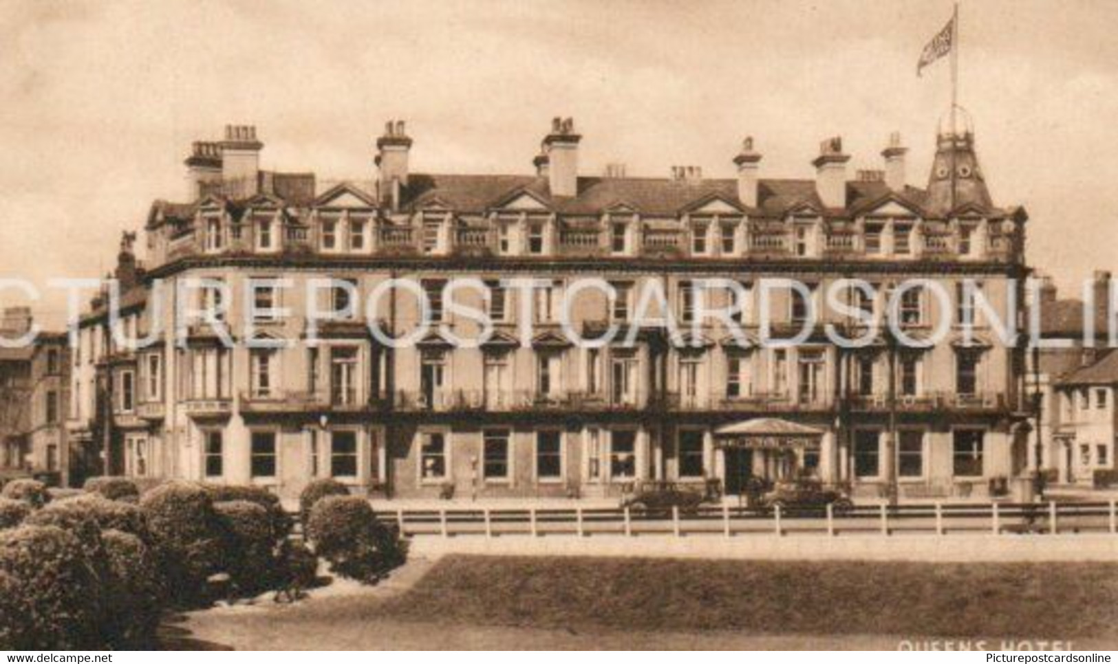 QUEENS HOTEL GREAT YARMOUTH OLD B/W POSTCARD NORFOLK - Great Yarmouth