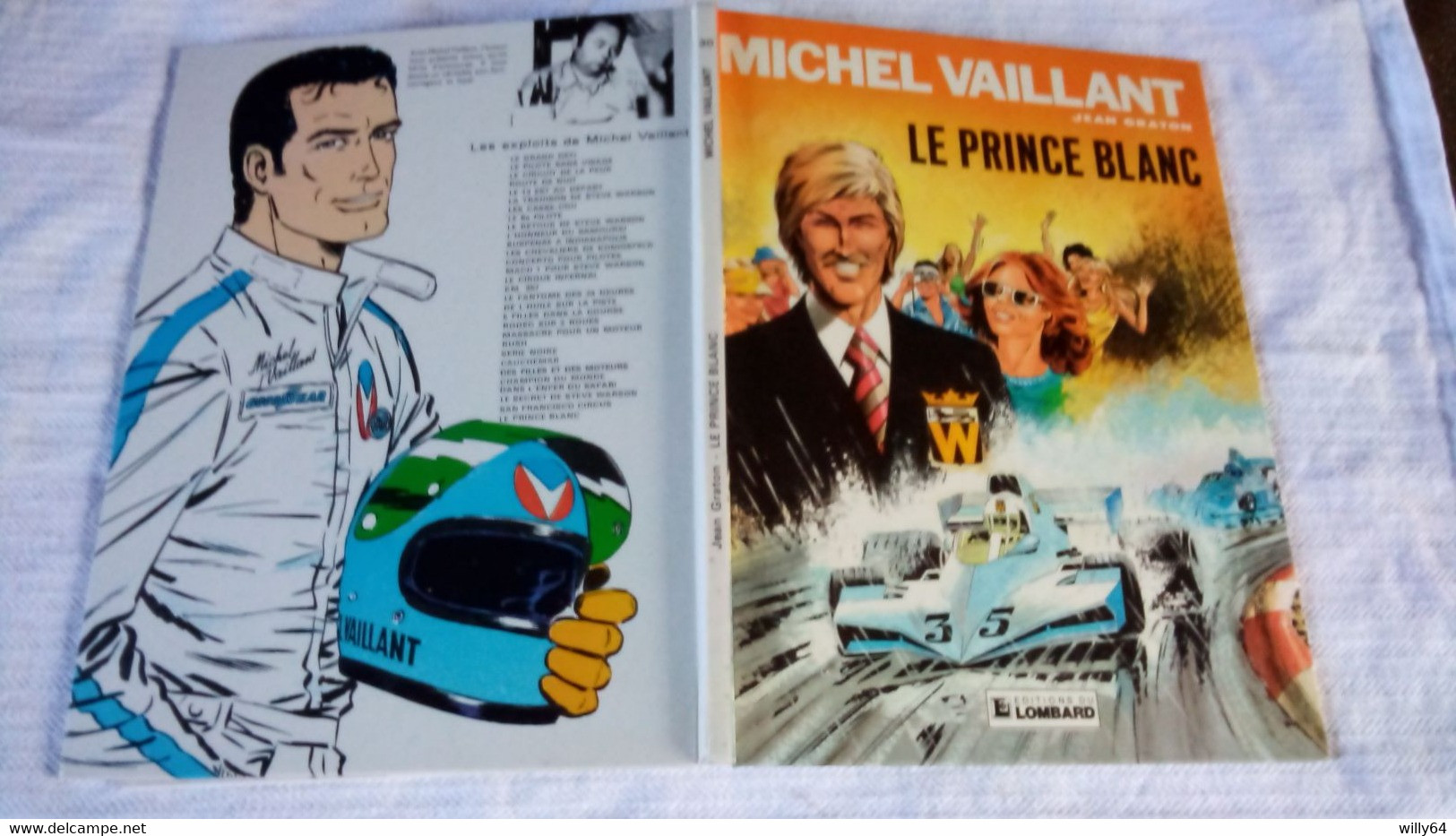 MICHEL VAILLANT  T30  Le Prince Blanc    1983   Jean GRATON  LE LOMBARD   Comme Neuve - Michel Vaillant