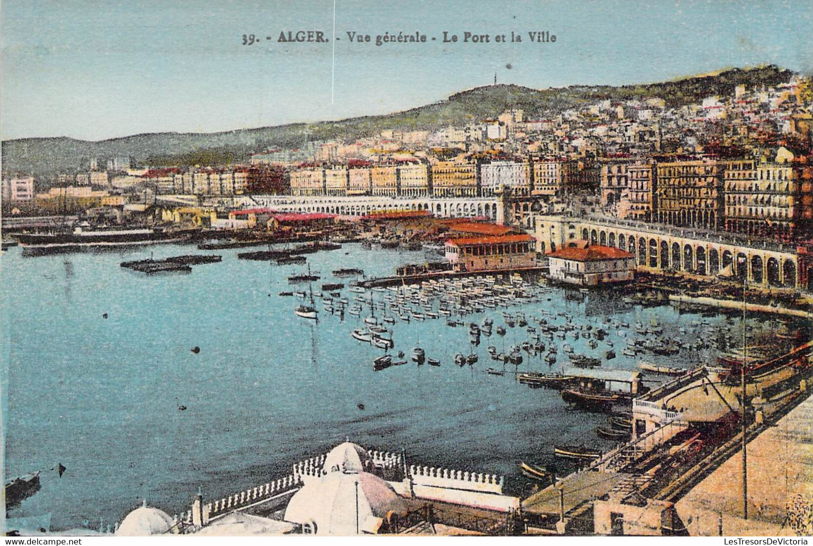 CPA - ALGERIE - ALGER - Vue Générale - Le Port Et La Ville - Collection Idéale - Alger