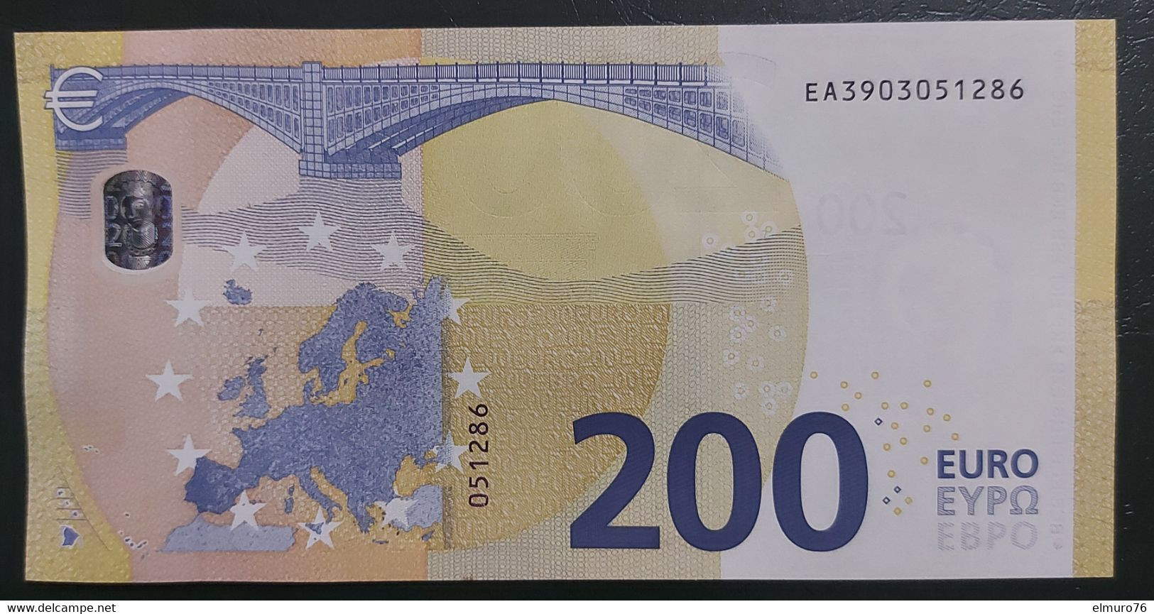 200 EURO E004G1 Lagarde France Serie EA Perfect UNC - 200 Euro