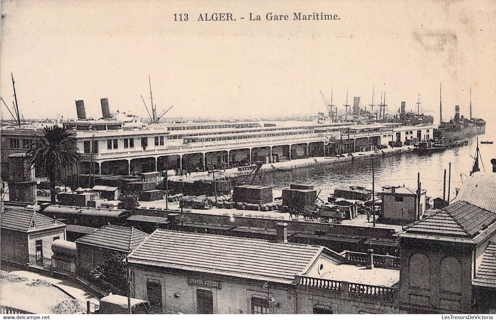 CPA - ALGERIE - ALGER - La Gare Maritime - Collection Idéale - Algiers