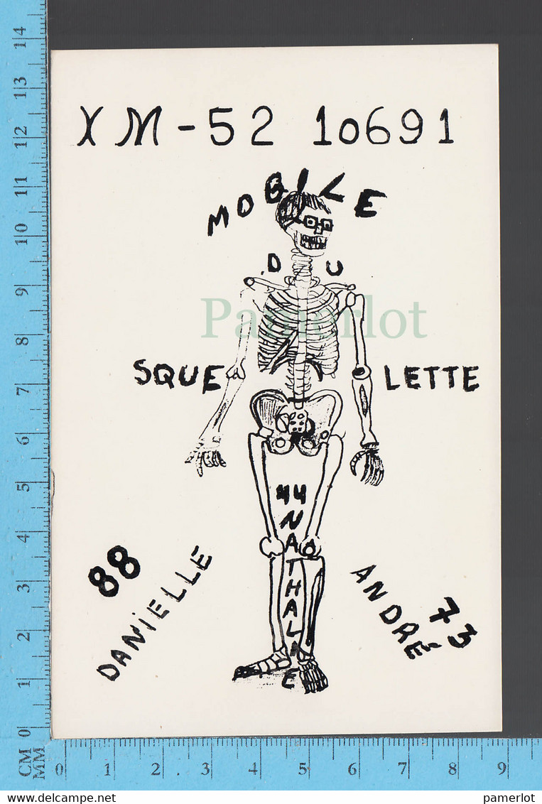 QSL - Base Et Mobile : Du Squelette - ?  P. Quebec - CB-Funk